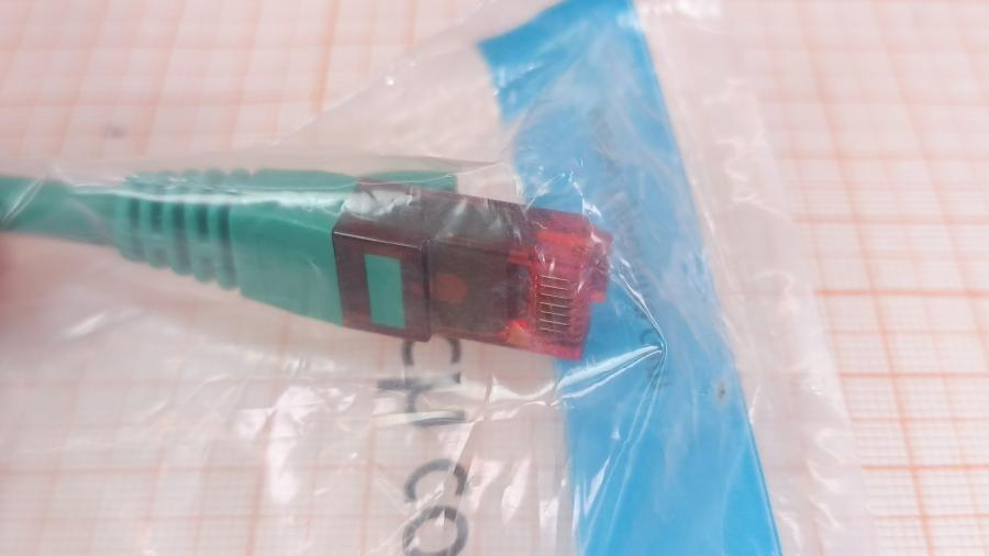 001-355-001 Патч-корд HYPERLINE PC-LPM-UTP-RJ45-RJ45-C5e-0.3M-LSZH-GN #5