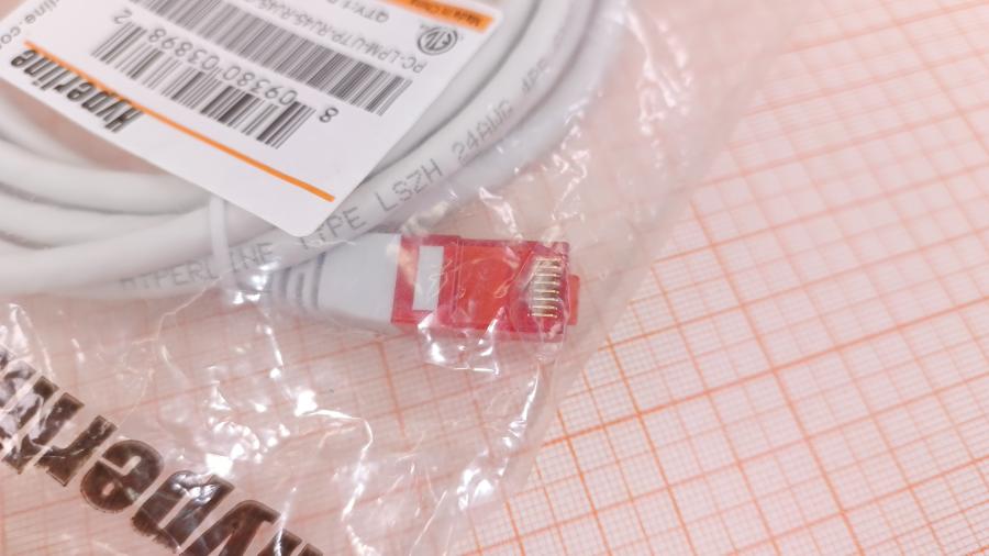 001-356-001 Патч-корд HYPERLINE PC-LPM-UTP-RJ45-RJ45-C5e-2M-LSZH-WH #5