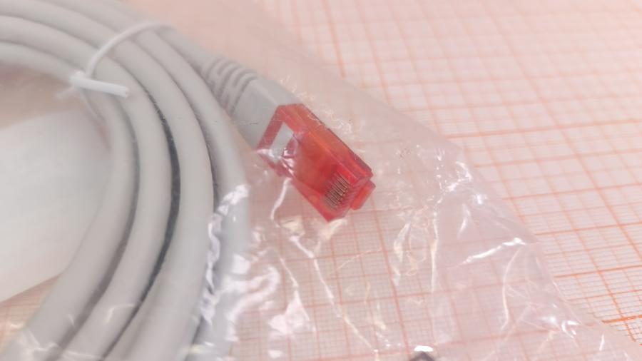 001-357-001 Патч-корд HYPERLINE PC-LPM-UTP-RJ45-RJ45-C5e-5M-LSZH-GY #4