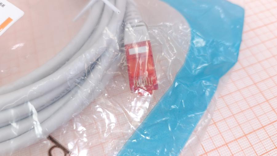 001-357-001 Патч-корд HYPERLINE PC-LPM-UTP-RJ45-RJ45-C5e-5M-LSZH-GY #5