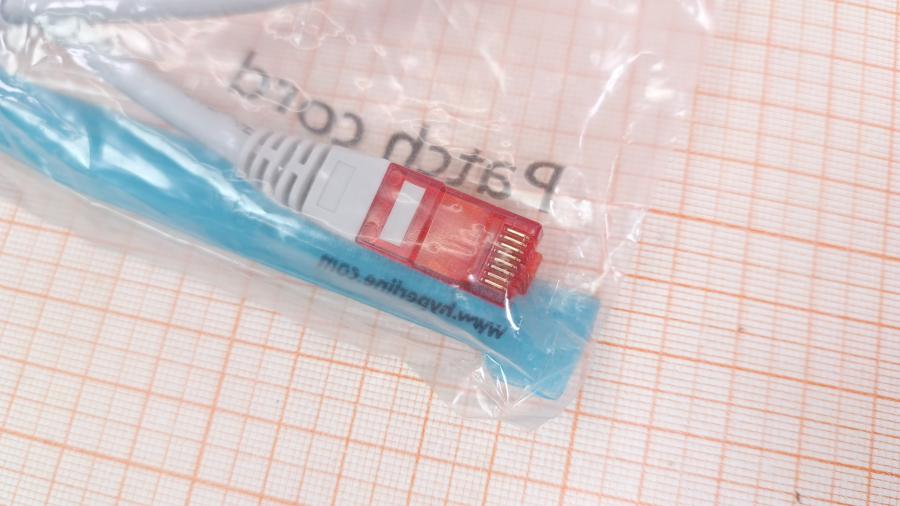 001-360-001 Патч-корд HYPERLINE PC-LPM-UTP-RJ45-RJ45-C5e-0,5M-LSZH-GY #4