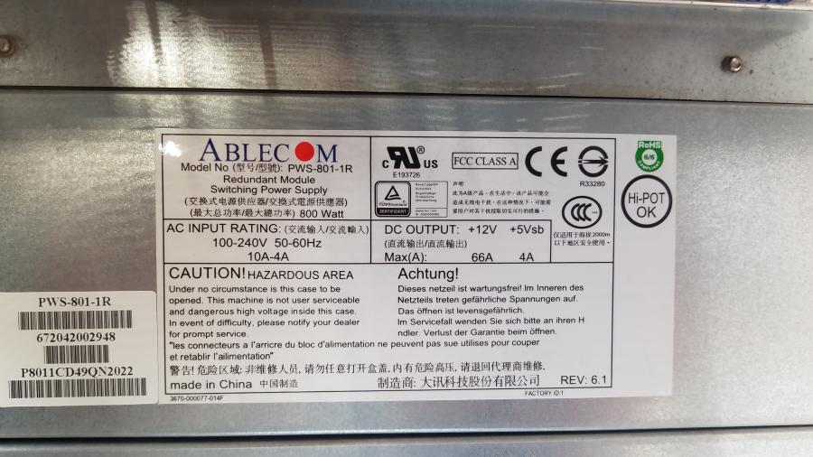 189-002-163 Сервер SuperMicro CSE-836TQ X9DRi-F #9