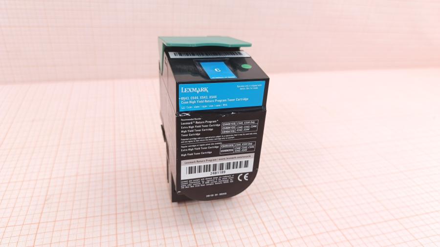 142-026-001 Laser A4 Color СMY картридж Lexmark C540H1CG #1