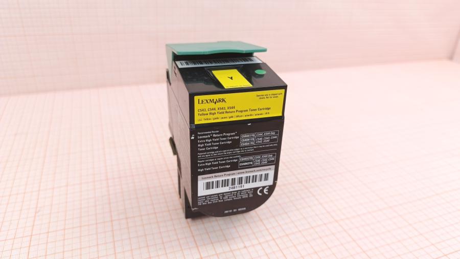 142-027-001 Laser A4 Color СMY картридж Lexmark C540H1YG #1