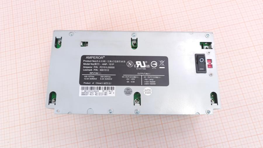142-042-001 Плата блока питания Lexmark 40X5409 #2