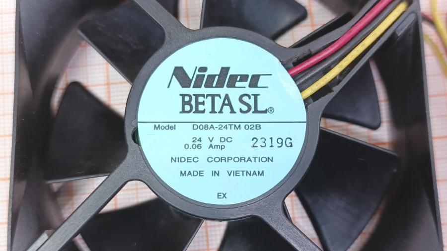 001-381-001 Вентилятор NIDEC D08A-24TM #2