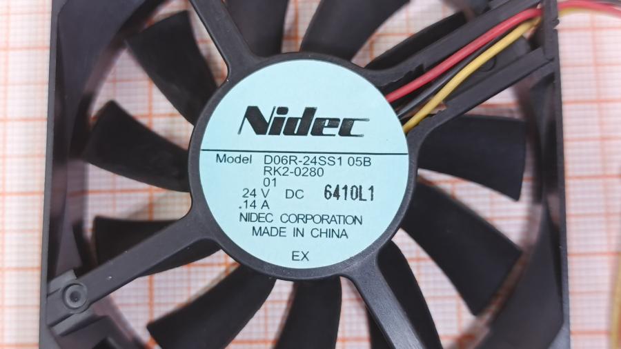 001-393-001 Вентилятор HP RK2-0280 (D06R-24SS1 05B) #2