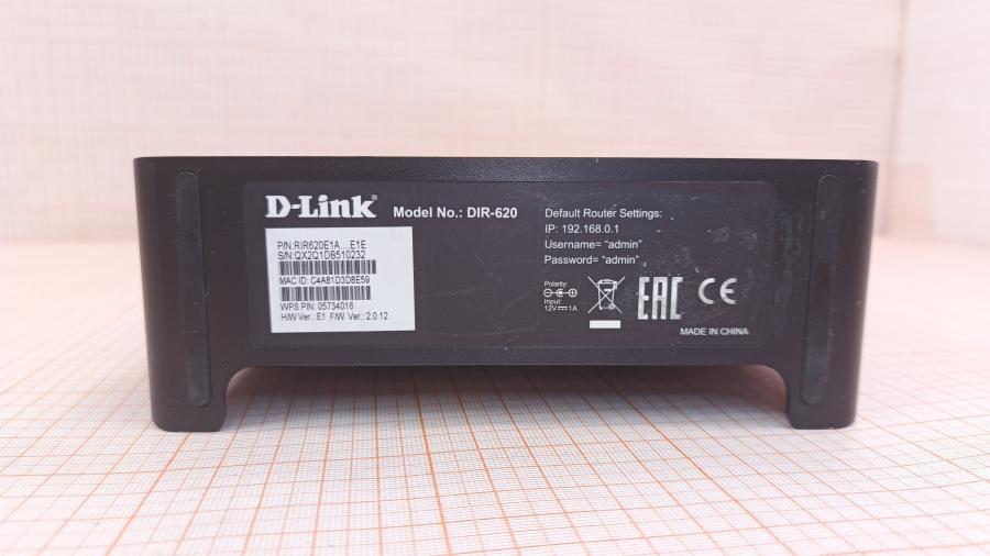 001-430-001 Роутер WiFi D-LINK DIR-620 #9