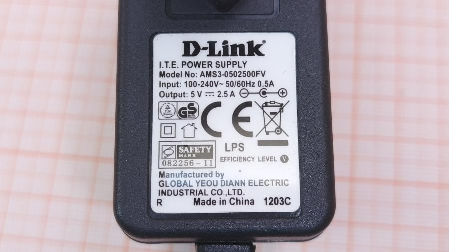 001-431-001 БП для роутера D-LINK AMS3-0502500FV #4