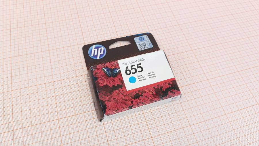 218-306-001 Картридж Ink Color CMY HP 655 (CZ110AE) Cyan #1