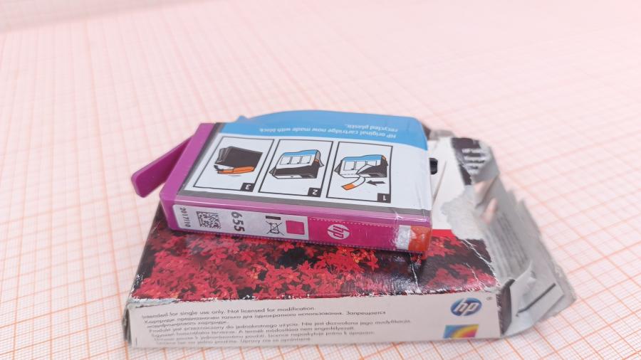 218-307-001 Картридж Ink Color CMY HP 655 (CZ111AE) Magenta #6