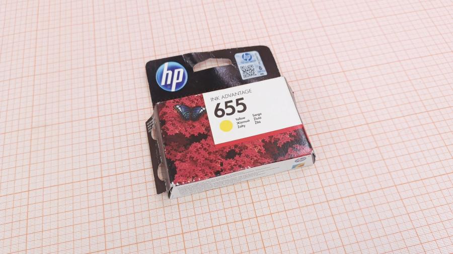 218-308-001 Картридж Ink Color CMY HP 655 (CZ112AE) Yellow #1