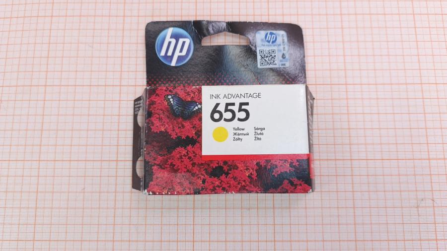 218-308-001 Картридж Ink Color CMY HP 655 (CZ112AE) Yellow #2