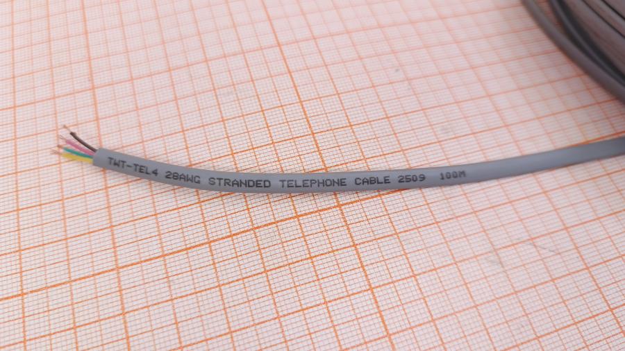 001-432-001 Телефонный кабель TWT TEL4/100-GY #4