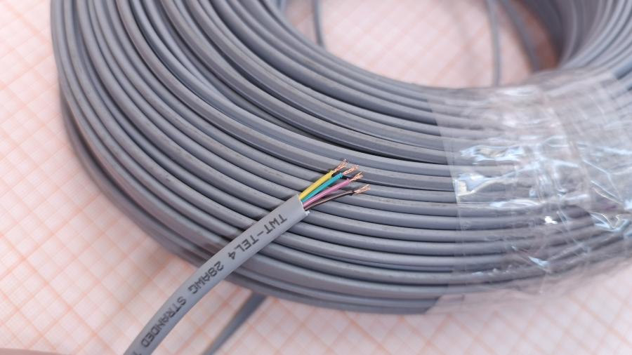 001-432-001 Телефонный кабель TWT TEL4/100-GY #5