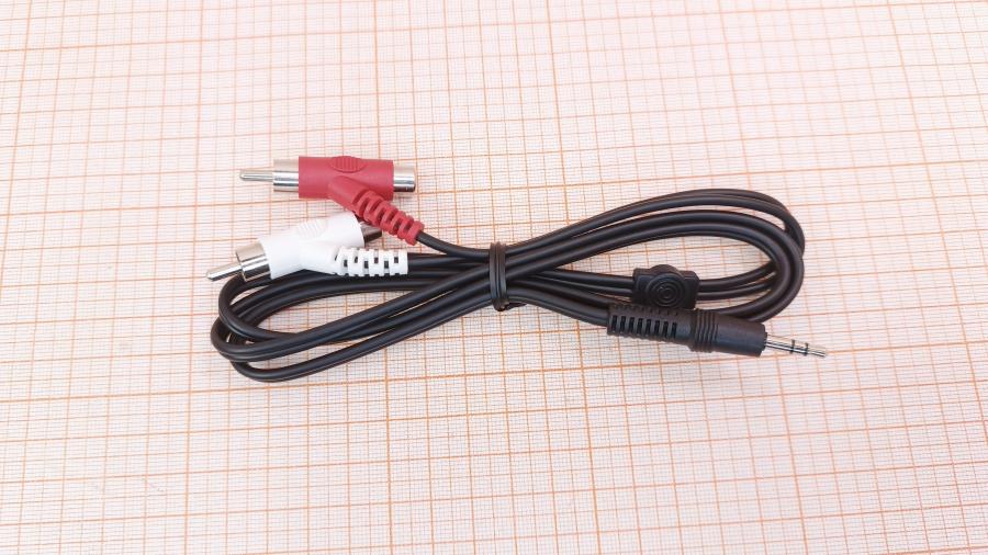 001-450-001 RCA audio cable Logitech MiniJack 3.5 (M) - 2x RCA (F/M) 1m #1