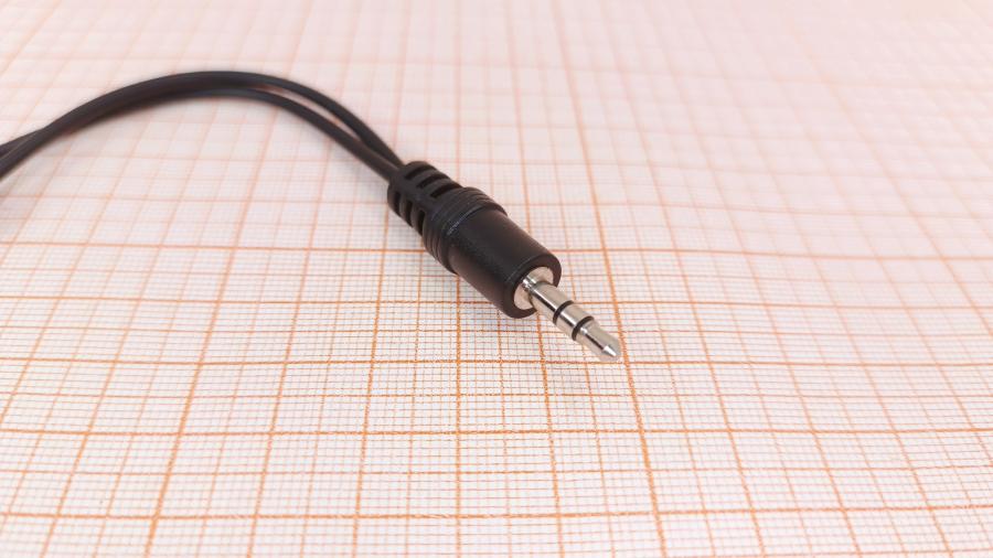 001-455-001 RCA audio cable  MiniJack 3.5 (M) - 2xRCA (F) 0.15M #3