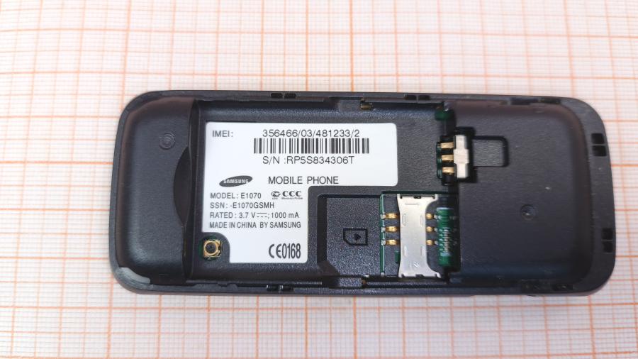 124-074-001 Мобильный телефон SAMSUNG E1070 #11