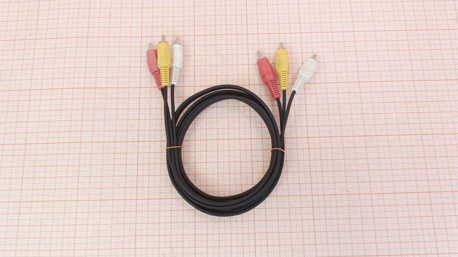 001-544-001 RCA video cable  3x RCA (M) - 3x RCA (M) 1.5m #1