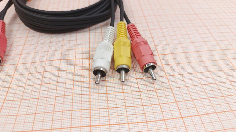 001-544-001 RCA video cable  3x RCA (M) - 3x RCA (M) 1.5m #3