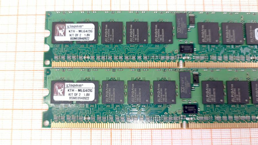 001-560-001 DDR2 DIMM ECC REG KINGSTON KTH-MLG4/2G #2