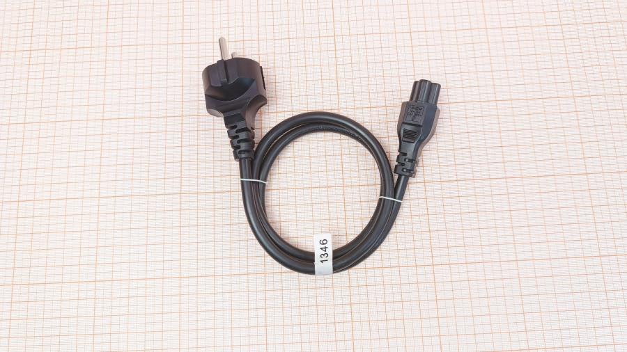 001-583-001 Кабель питания CEE7/7  CEE7/7 - IEC-C5 3G×0.75мм² 0.8M #1