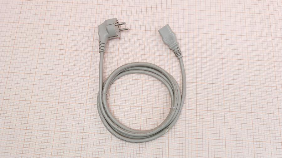 001-593-001 Кабель питания CEE7/7  CEE7/7 Угловой - IEC-C13 3G×1.0мм² 2.1M #1