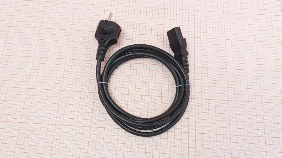 001-589-002 Кабель питания CEE7/7  CEE7/7 - IEC-C13 3G×0.75мм² 1.8M #1
