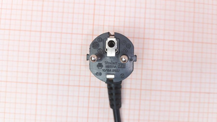 001-595-001 Кабель питания CEE7/7  CEE7/7 Угловой - IEC-C13 3G×0.75мм² 1.7M #3