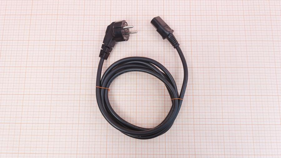 001-592-002 Кабель питания CEE7/7  CEE7/7 Угловой - IEC-C13 3G×1.0мм² 2M #1