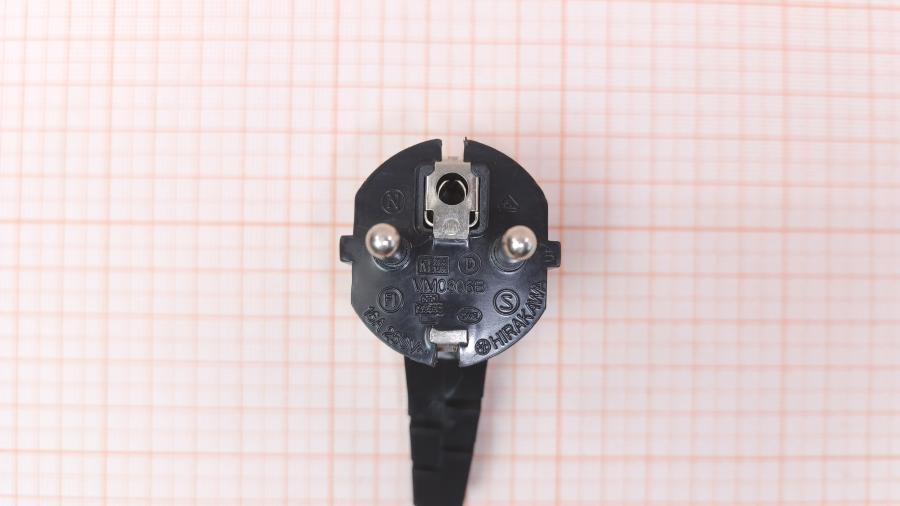 001-592-002 Кабель питания CEE7/7  CEE7/7 Угловой - IEC-C13 3G×1.0мм² 2M #3