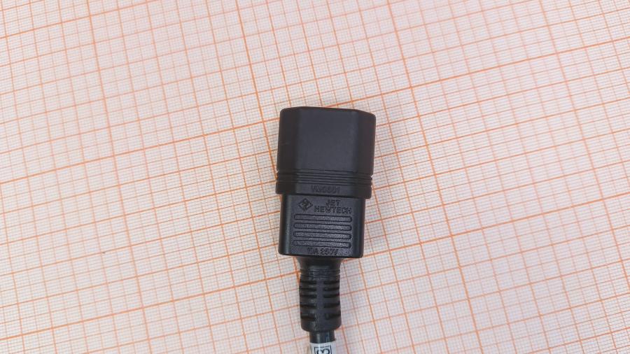 001-598-001 Удлинитель питания IEC-C14  IEC C13 Угловой - IEC C14 3G×1.0мм² 2.2m #2