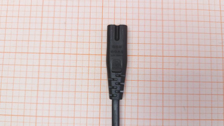 001-614-001 Кабель питания CEE 7/16  CEE7/16 - IEC-C7 2G×0.75мм² 0.8M #4