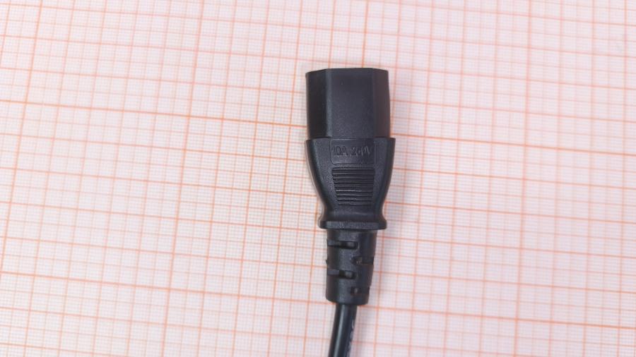 001-618-001 Кабель питания CEE7/7  CEE7/7 Угловой - IEC-C5 3G×0.75мм² 1.2M #4