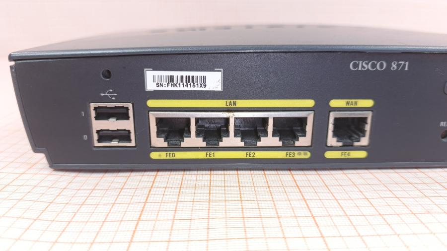 152-039-001 Маршрутизатор CISCO 871 #7