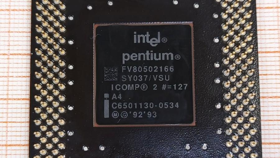 001-691-001 CPU Socket 7 INTEL Pentium FV80502166 #4