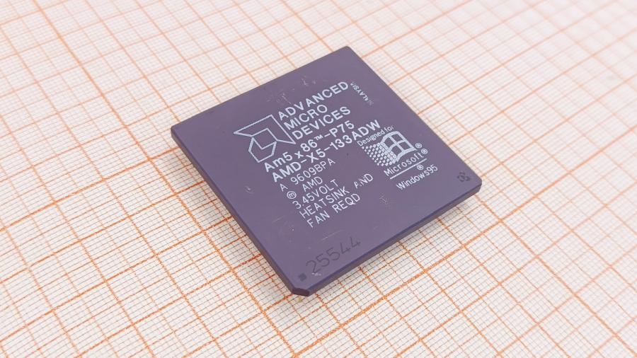 001-703-001 CPU PGA168 AMD AMD-X5-133ADW #1