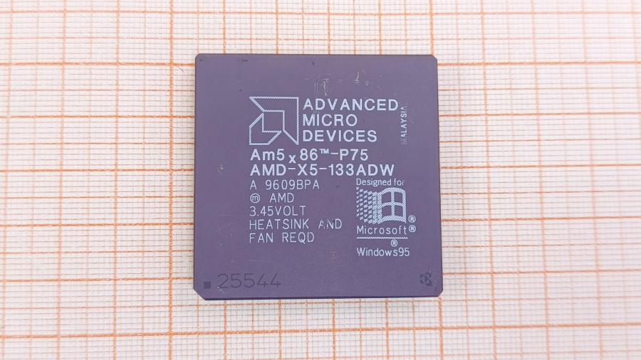001-703-001 CPU PGA168 AMD AMD-X5-133ADW #2