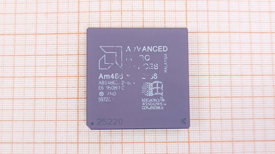 001-705-001 CPU PGA168 AMD A80486DX2-66N #2
