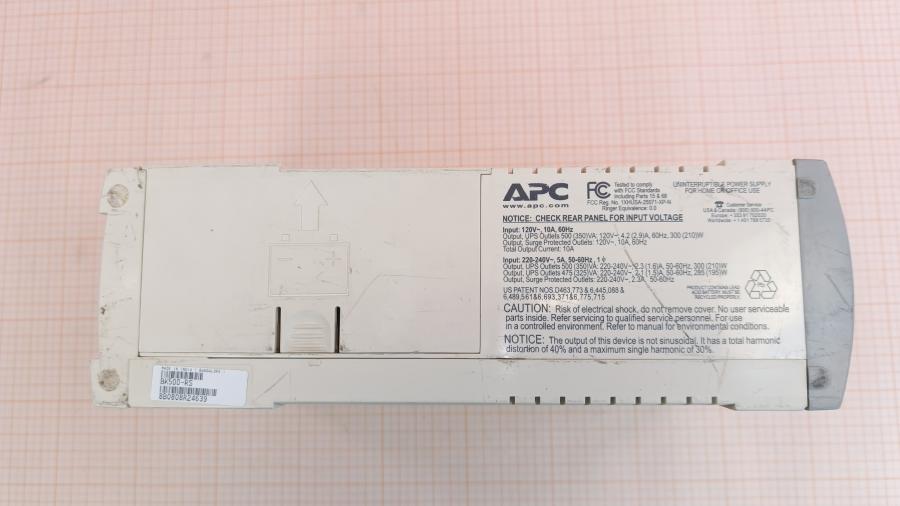 235-002-001 Источник бесперебойного питания APC Back-UPS BK500-RS #9