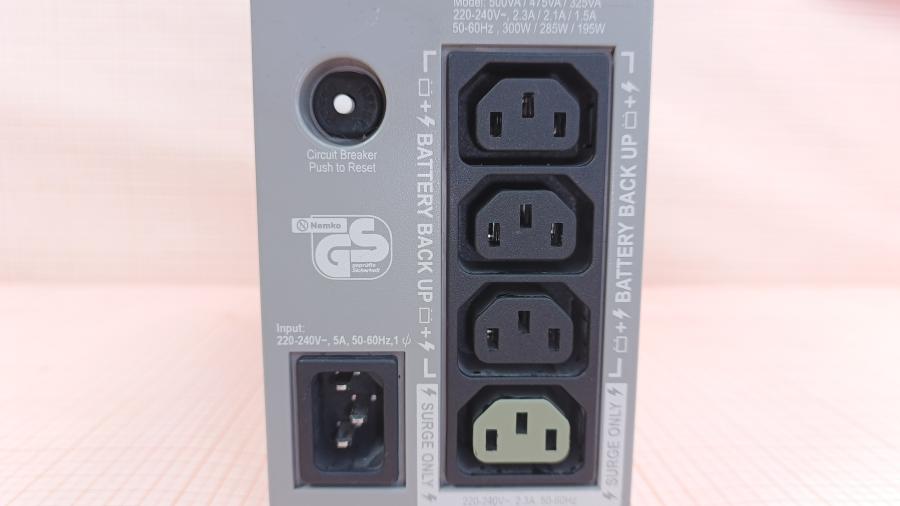 235-002-002 Источник бесперебойного питания APC Back-UPS BK500-RS #8