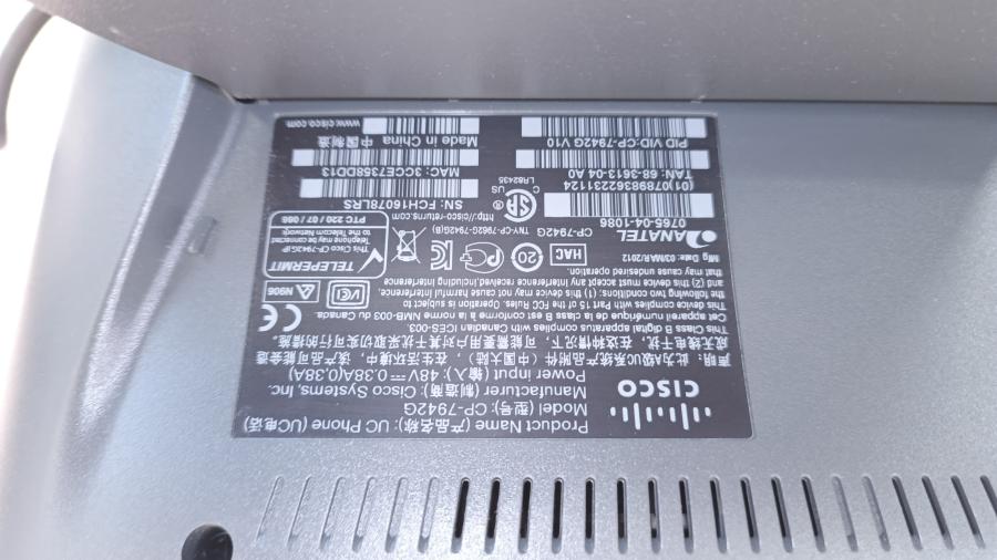 236-026-001 Телефон VoIP CISCO CP-7942G #11