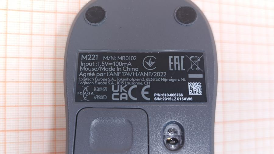 236-040-001 Мышь беспроводная Logitech M221 #4