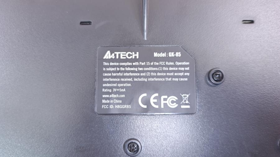 236-044-001 Клавиатура беспроводная A4tech GK-85 #5