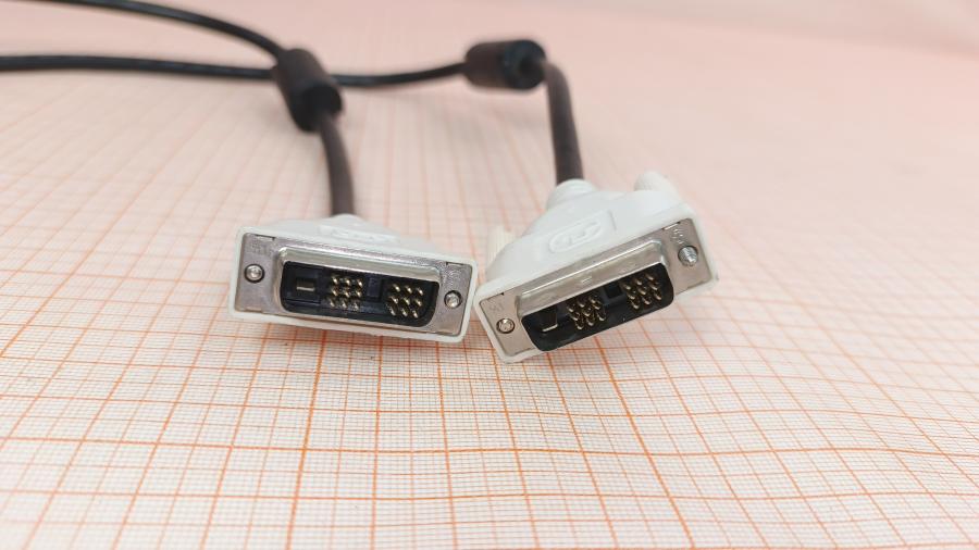 236-057-001 Кабель DVI для ЖК мониторов   DVI-D (M) - DVI-D (M) 1.8m Single link fb #3