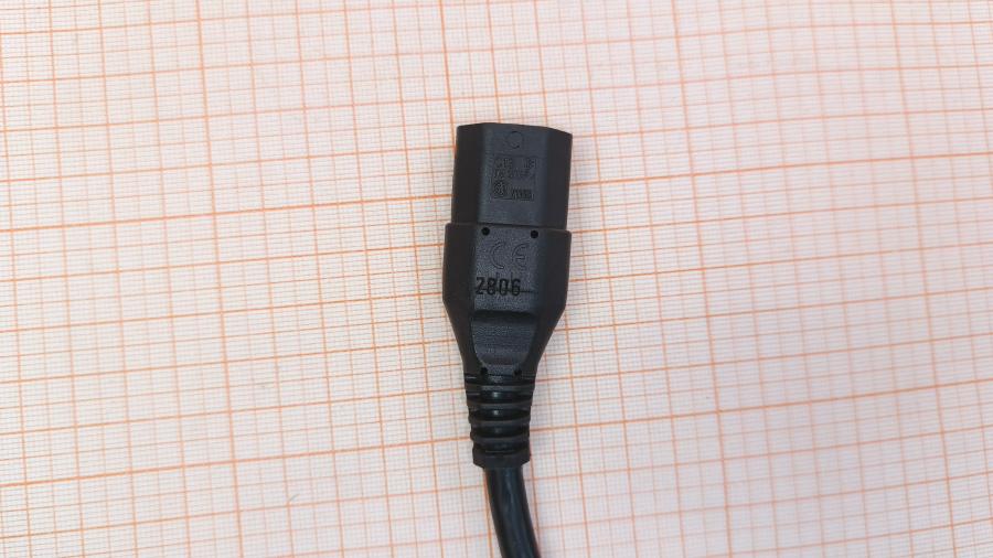 001-725-001 Удлинитель питания IEC-C14  IEC C13 - IEC C14 3G×1.0мм² 3m #2