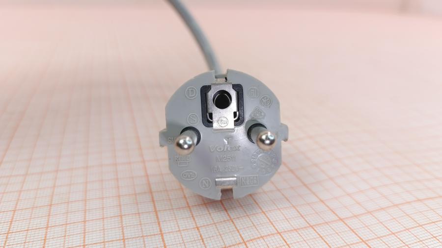 001-729-001 Кабель питания CEE7/7   CEE7/7 - IEC-C13 Угловой 3G×1.0мм² 2.3M #3