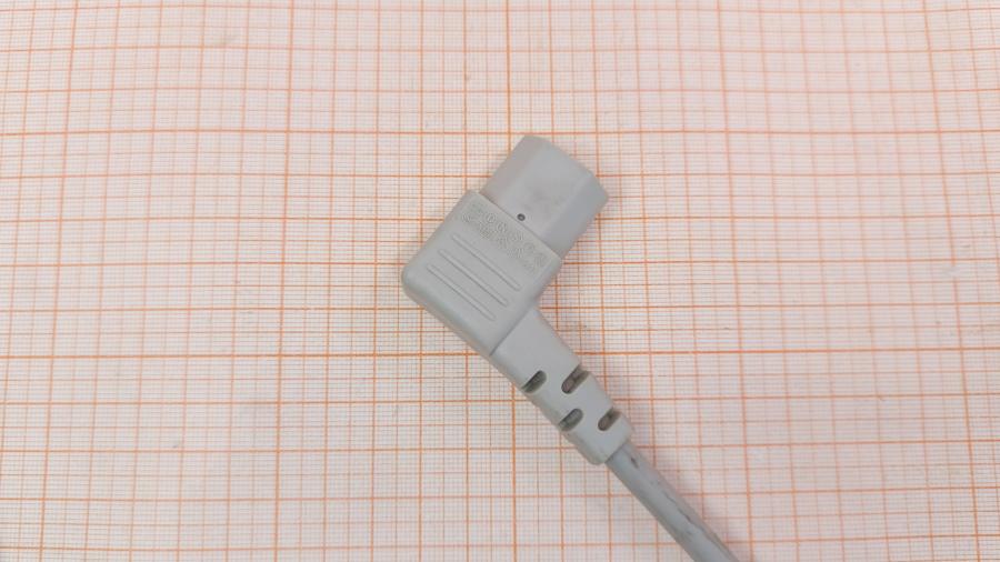 001-729-001 Кабель питания CEE7/7   CEE7/7 - IEC-C13 Угловой 3G×1.0мм² 2.3M #4