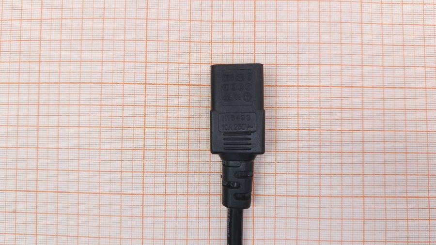 001-730-001 Кабель питания CEE7/7  CEE7/7 Угловой - IEC-C13 3G×1.0мм² 1.8M #4