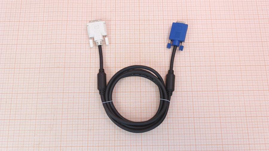 001-733-001 Кабель DVI для ЖК мониторов  DVI-A (M) - VGA (M) 1.8m fb #1